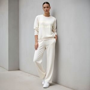 Cecilie Copenhagen Organic Cotton Logo Sweatshirt – Cozy Lounge – Size M